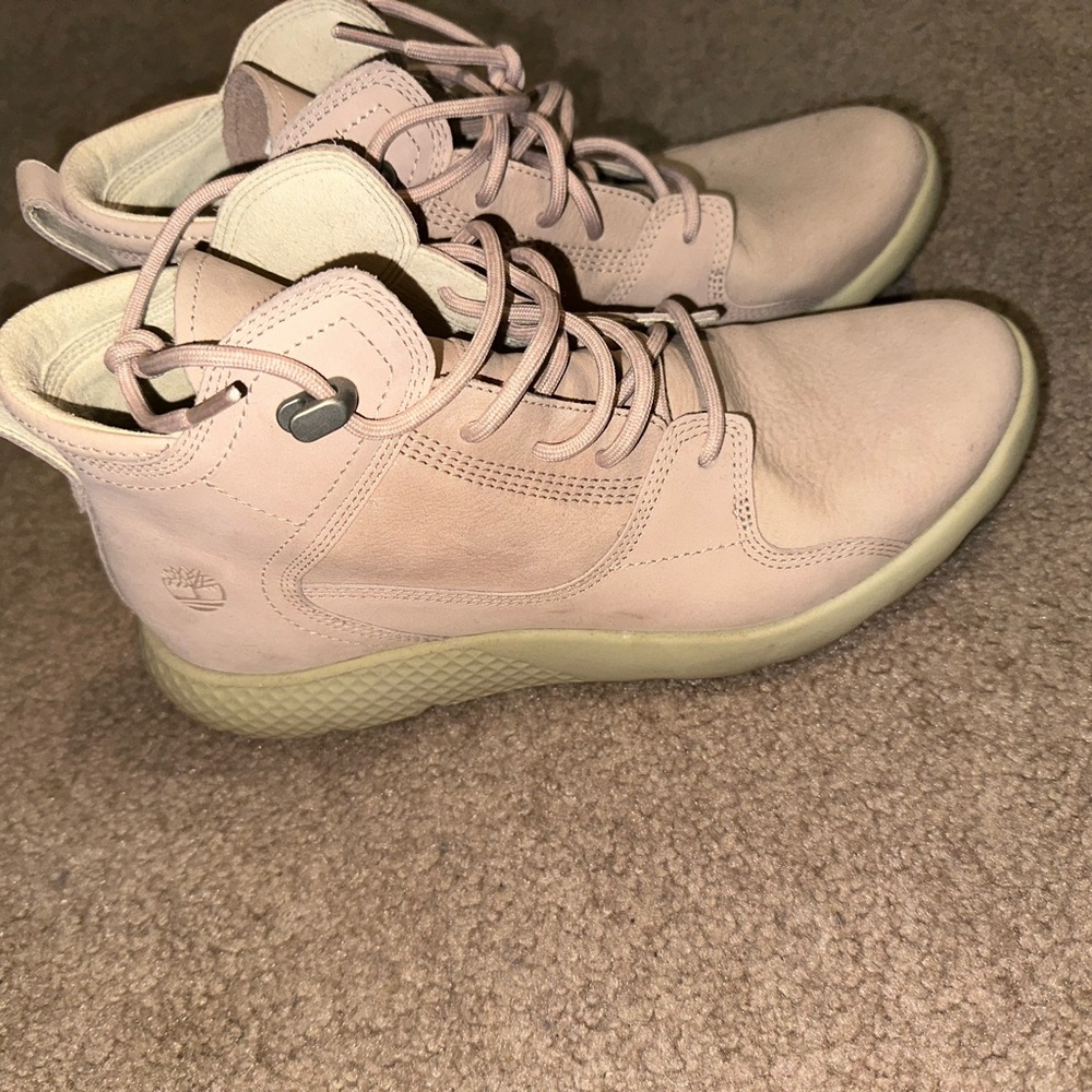 Timberland Pink Sneakers with Modern Design